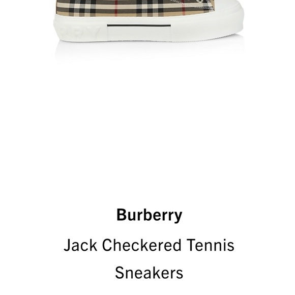Burberry Jack Checked Sneakers****SOLD******** - Picture 11 of 11